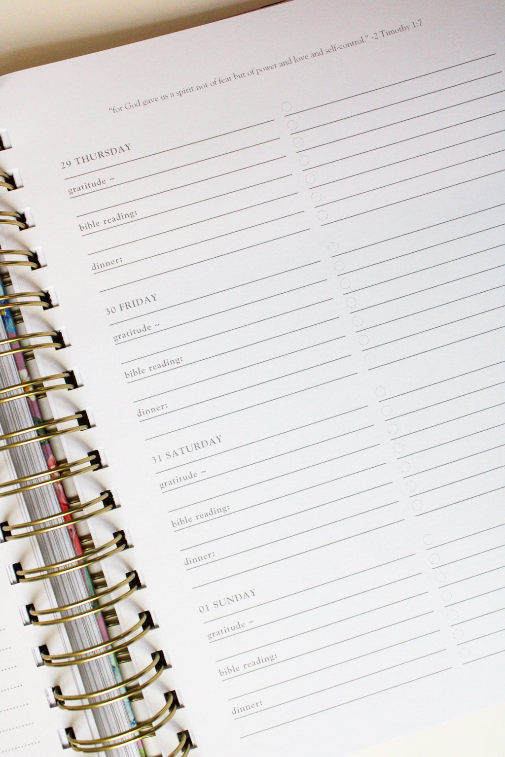 2026 Bright Hope Planner
